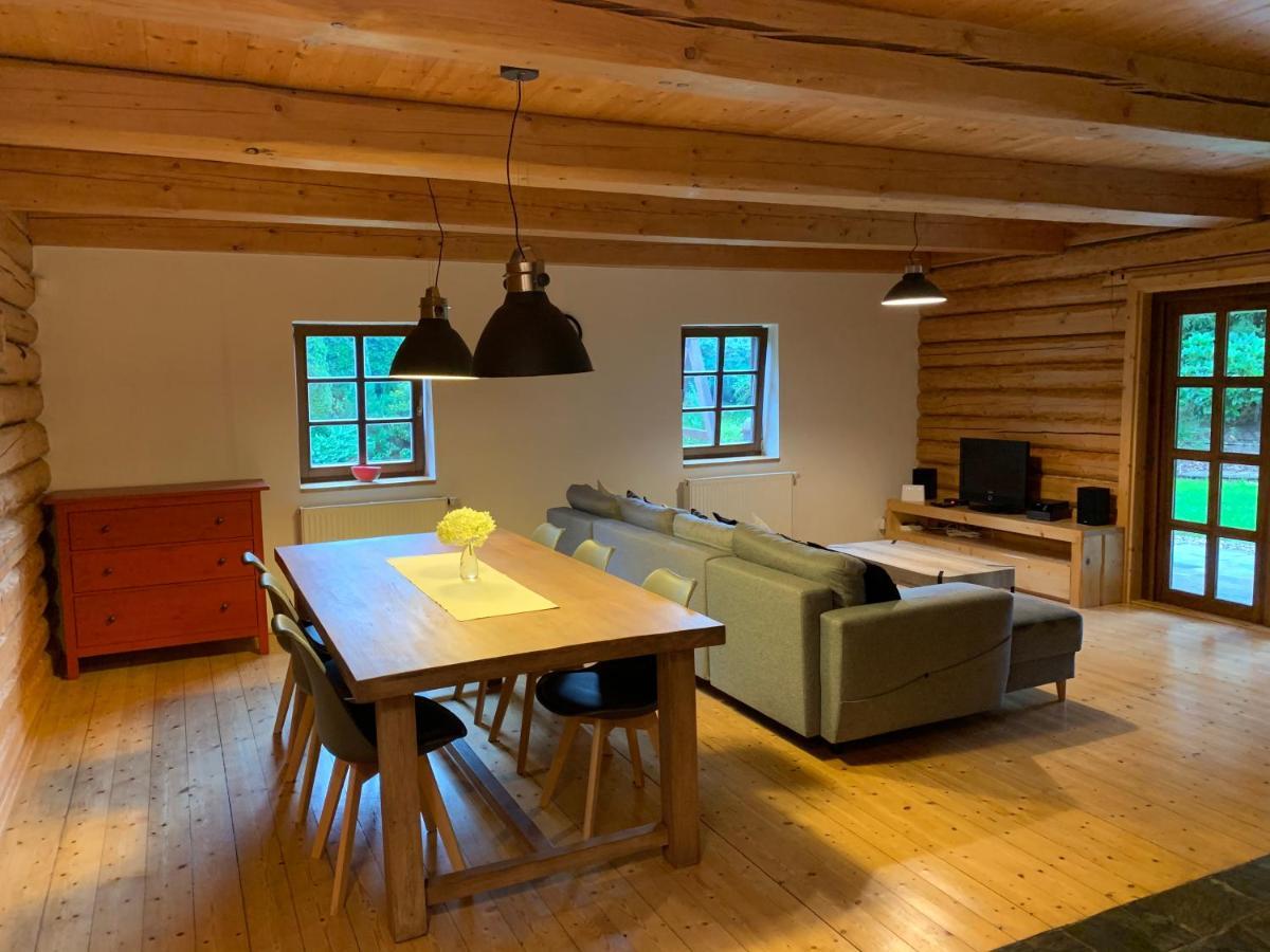 Log Cabin In Czech-Saxon Switzerland Šluknov Extérieur photo